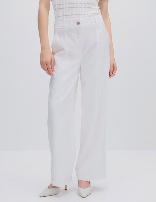 Pantalón relaxed wide leg para mujer 1