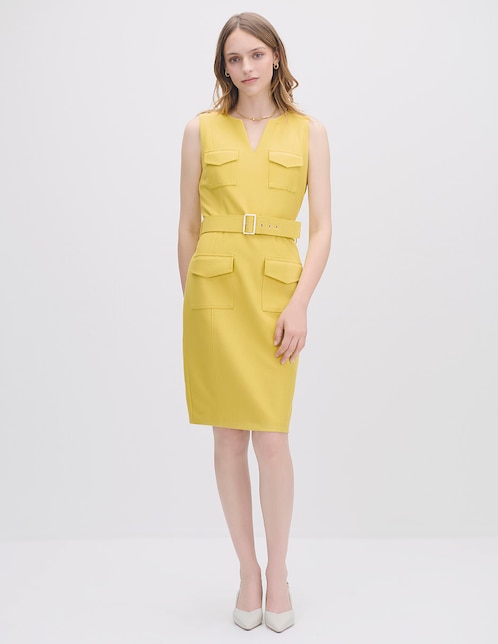 Vestido midi casual Isola para mujer 1