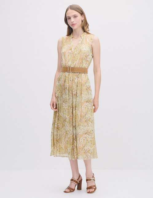 Vestido midi casual Isola para mujer 1