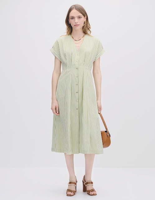 Vestido midi casual Isola para mujer 1