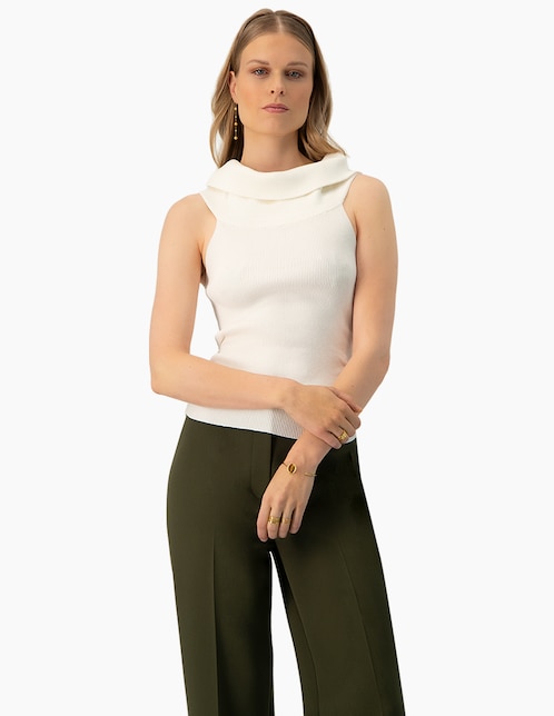 BLUSA IVONNE 10700955 VISCO, CH, HUESO