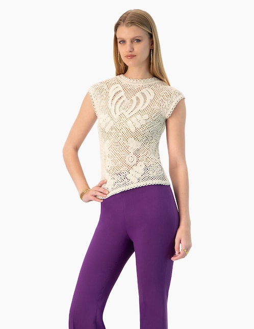 Blusa sin manga para mujer 1