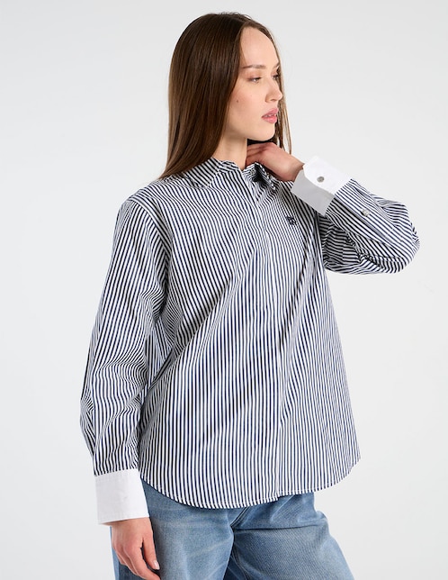 Blusa manga larga para mujer