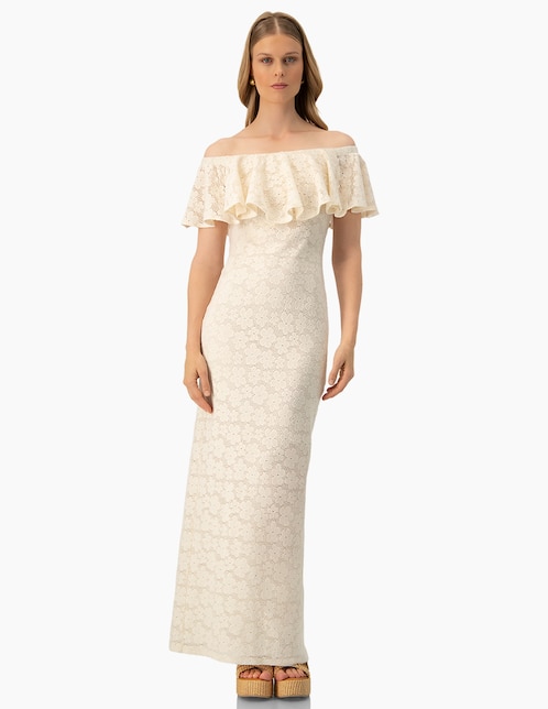 IVONNE Vestido largo casual Ivonne para mujer