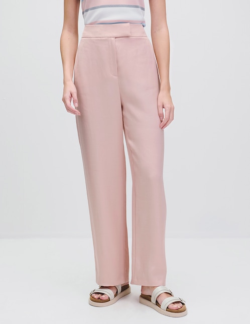 Pantalón relaxed wide leg para mujer 1