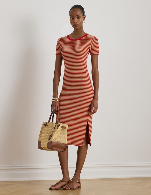 Vestido midi casual Lauren Ralph Lauren para mujer