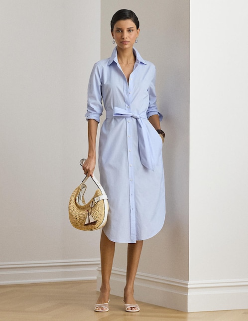 Vestido midi casual Lauren Ralph Lauren para mujer