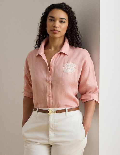 BLUSA LAUREN PLUS 202P08913, 2X, ROSA