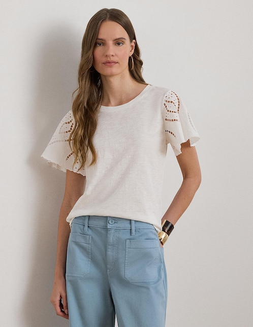 BLUSA LAUREN RALPH LAUREN, XCH, BLANCO