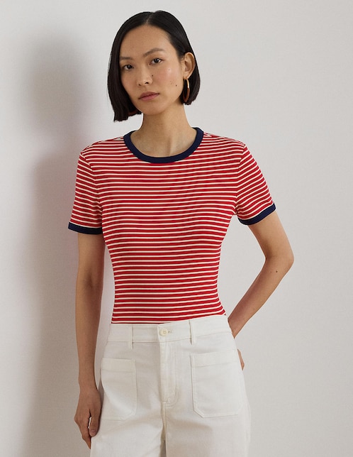 Blusa Lauren Ralph Lauren manga corta para mujer