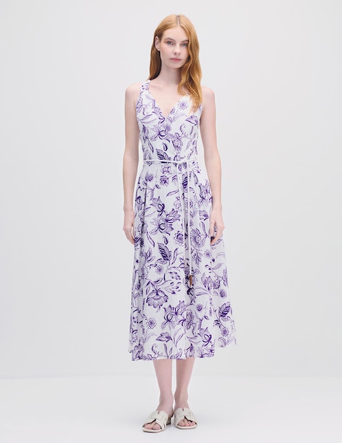 Vestido midi casual para mujer 1