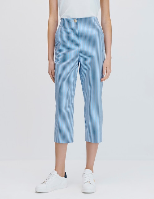 Pantalón capri straight para mujer 1