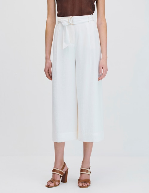 Pantalón coulotte amplio para mujer 1