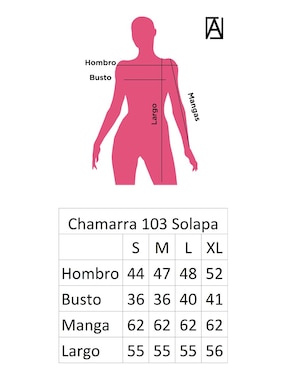 Chamarra Angelozano de piel para mujer
