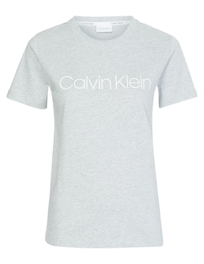 Playera Manga Corta Calvin Klein Cuello Redondo Para Mujer