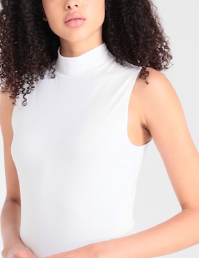 Body Calvin Klein cuello alto para mujer