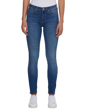 Jeans Skinny Tommy Hilfiger Corte Cintura Para Mujer