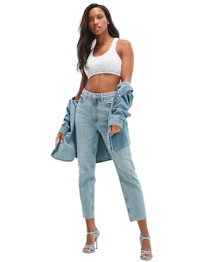 Jeans relaxed mom Guess para mujer