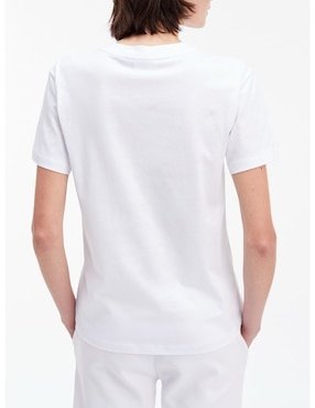 Playera manga corta Calvin Klein cuello redondo para mujer