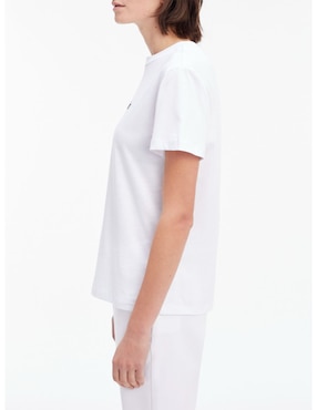 Playera manga corta Calvin Klein cuello redondo para mujer