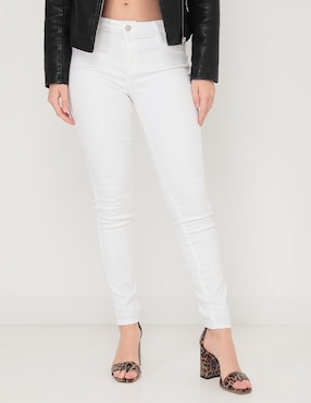 Jeans Skinny GUESS Corte Cintura Para Mujer