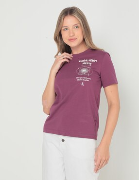 Playera morada online dama