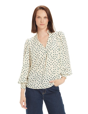 Blusa manga larga Julio para mujer