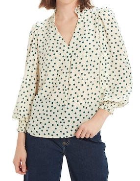 Blusa manga larga Julio para mujer