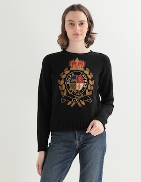 Polo manga larga mujer ralph lauren hot sale