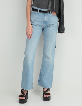 Jeans Straight Calvin Klein Jeans Corte Cintura Para Mujer