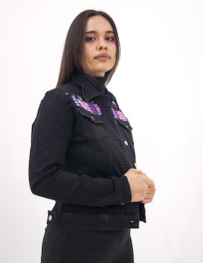 Chamarra Angelozano de mezclilla para mujer