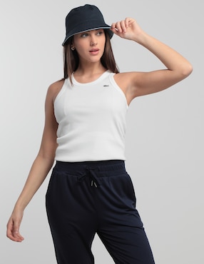 Playera Lacoste Core Essentials Cuello Redondo Para Mujer