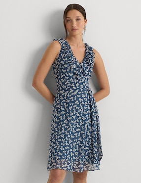 Vestido Corto Casual Lauren Ralph Lauren Para Mujer