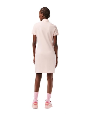 Vestido arriba de la rodilla casual Lacoste para mujer