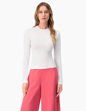 Blusa Ivonne Manga Larga Para Mujer