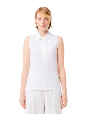 Playera tipo polo Lacoste para mujer