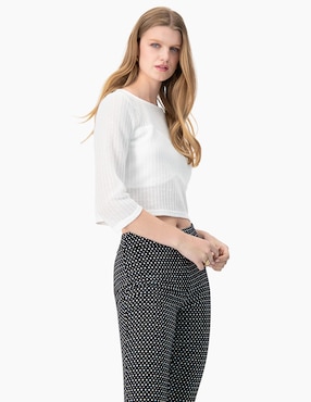 Blusa Ivonne manga larga para mujer