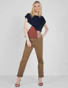 Pantalón Trucco Straight Para Mujer