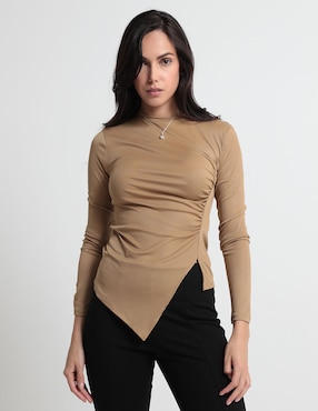 Blusa Ivonne Manga Larga Para Mujer