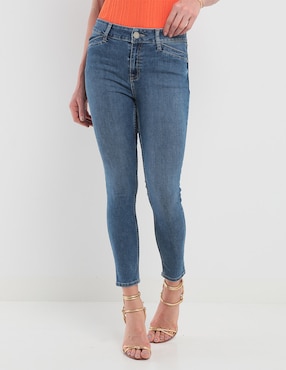 Jeans Skinny Julio Corte Cintura Para Mujer