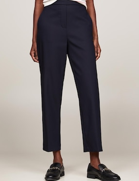 Pantalón Tommy Hilfiger Amplio Para Mujer