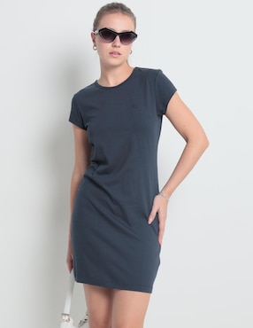 Vestido Mini Casual Calvin Klein Jeans Para Mujer