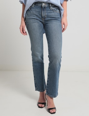 Jeans Slim GUESS Corte Cadera Para Mujer