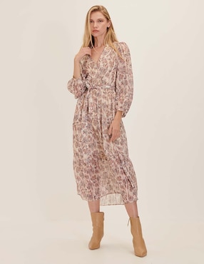 Vestido Midi Casual Julio Kalmar Para Mujer