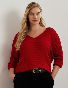 Suéter Lauren Plus Cuello V Para Mujer