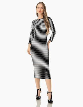 Vestido Midi Casual Ivonne Para Mujer