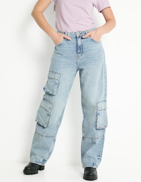 Jeans Relajado HUGO BLUE Corte Cadera Para Mujer