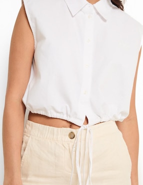 Blusa Hugo Blue manga corta para mujer