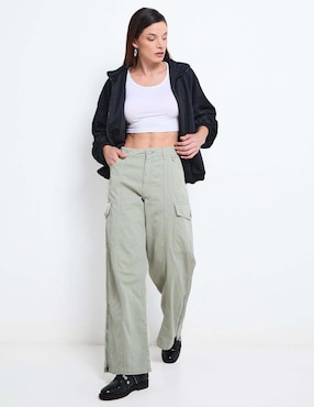 Pantalón cargo relajado Hugo Blue para mujer