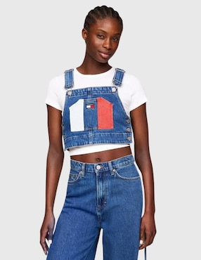 Top Tommy Jeans Escote Cuadrado Tirante Ajustable